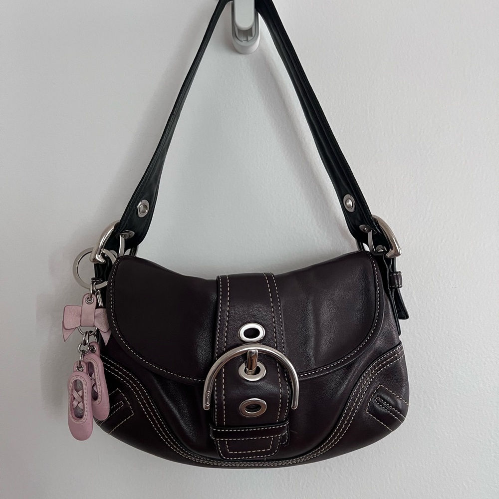 Vintage Coach Brown Soho Leather Bag